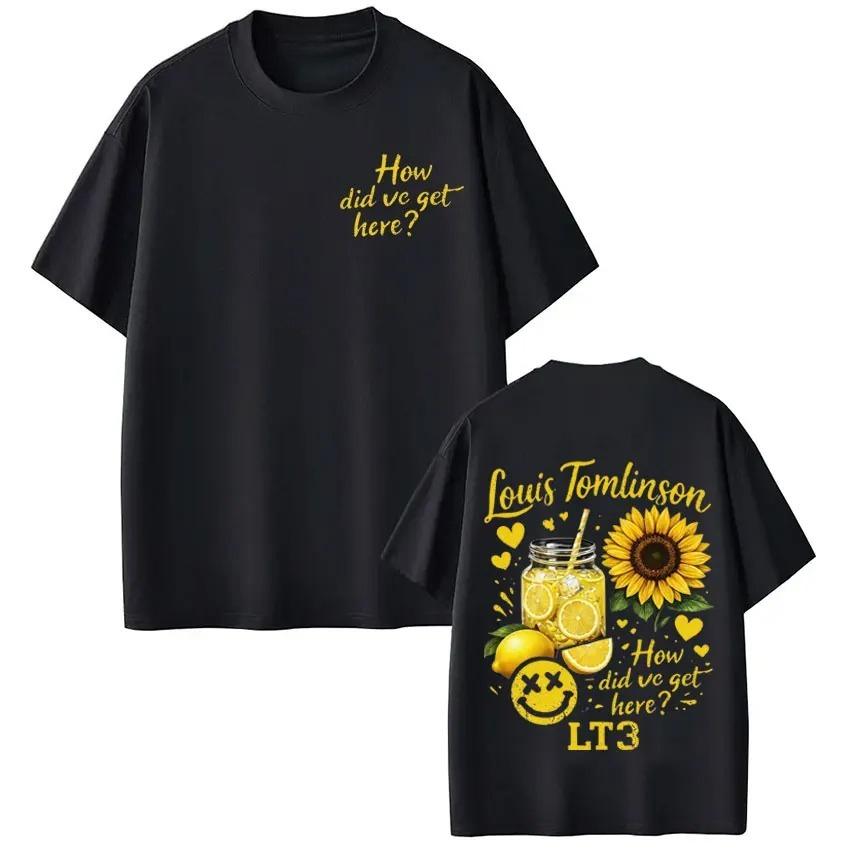 

Cotton Vintage Loose Tshirs Singer Louis Tomlinson How Did I Get Here Tour 2026 Print TShirt Unisex Women Fashion Clothing Tshirt S