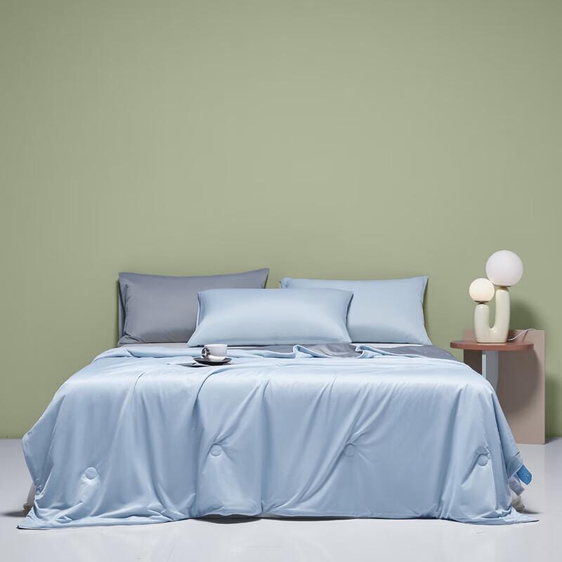 Belle Anna Cloud Mica Cooling Cotton Summer Quilt