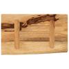 Vidaxl Blat Stołu, 40X30X2,5Cm, Naturalna Krawędź, Surowe Drewno Mango