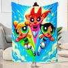Powerpuff Girls Adventure Flannel Blanket-Soft and Suitable for Sofas,Beds,Offices,Travel,All Seasons,Great Gift for Holidays and Birthdays.