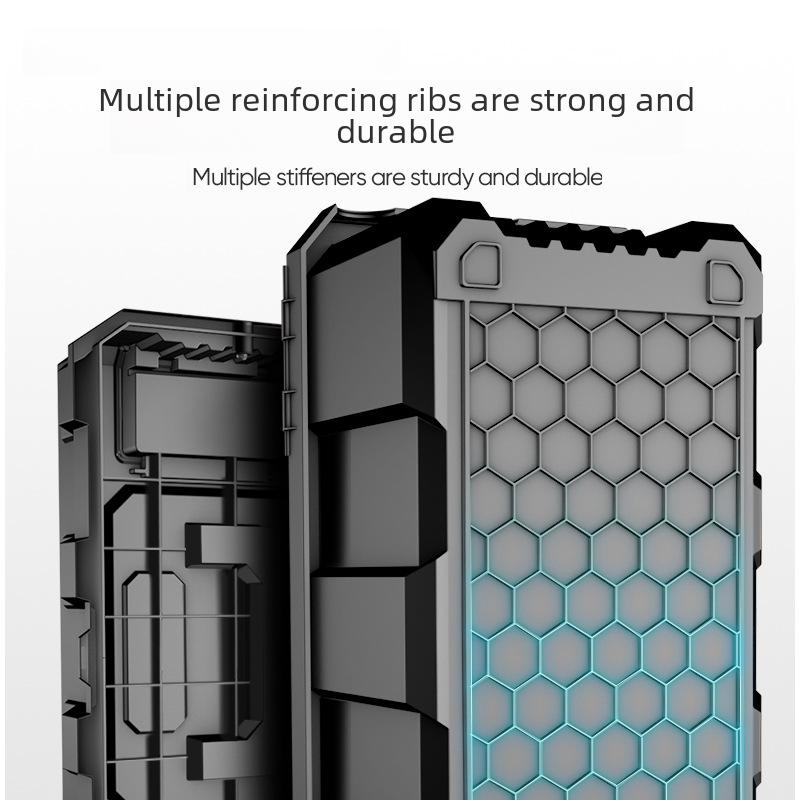 Zielony Las Przenośny Trójwarstwowy Wielofunkcyjny Przybornik: Składany Magazyn Przemysłowy na Sprzęt Domowy i Samochodowy