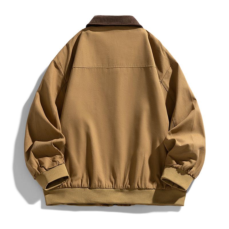 Latest Washed Outerwear Trendy Brand Lapel Sports Outdoor Fashion High-quality Soft Comfortable Versatile Jackets Men's Clothing