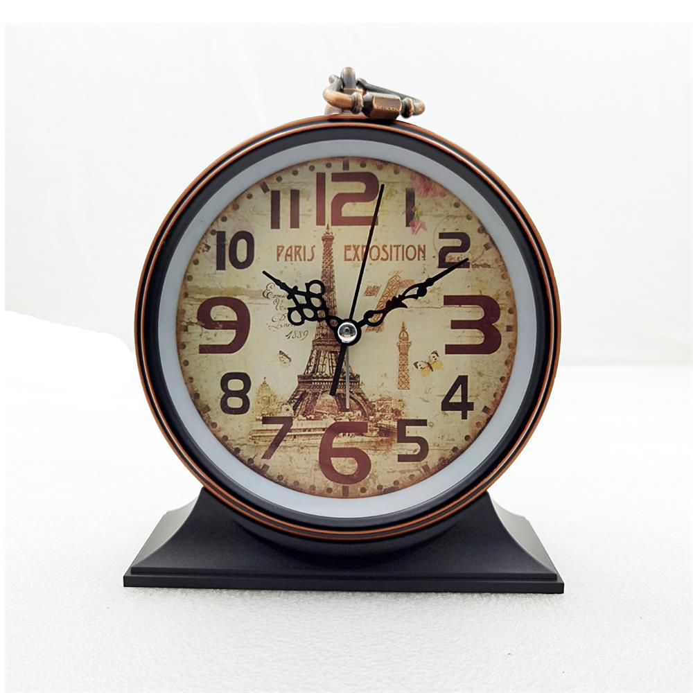 Retro Style Metal Alarm Clock Creative Students Children's Birthday Gifts Bedroom Ornaments Desk Alarm Clock