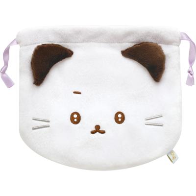 CA76102 Ishiyo-chan « Junior-chan Apparaît » Sac à cordon en peluche Ishiyo-chan