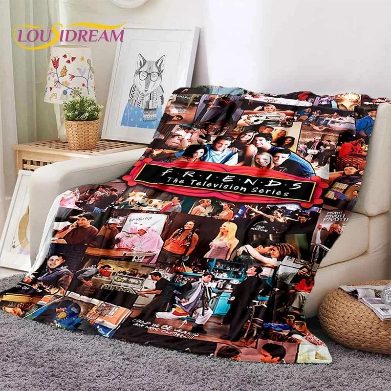 Latest Friends Classics TV 3D Soft Flannel Blankets,Throw Blanket Comfortable Blanket for Picnic Beds Sofa Home Bedroom Gift Kid