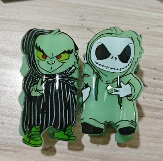 Meiya 2025 Clown Face Hair Claw Clip - Updo Shark Clip Headwear