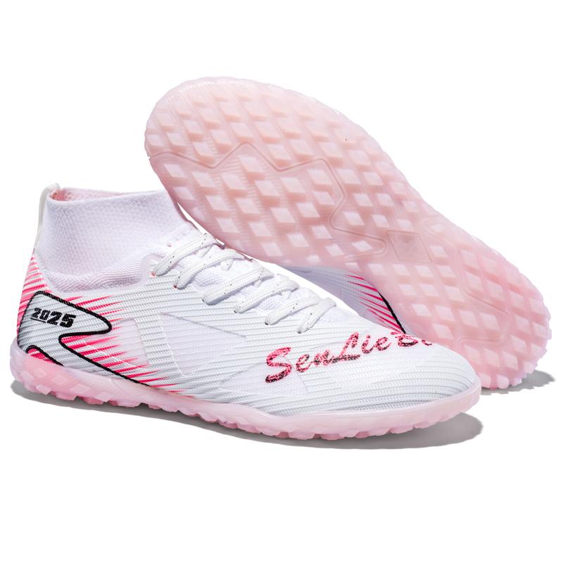 Herren-/Damen-Fußballschuhe Gummi Weiche Sohle Kurze Stollen Kunstrasen Jugend Kinder Fußballschuhe Fußballschuhe