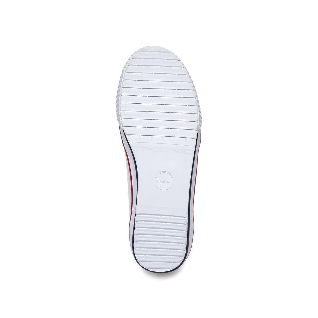 Feiyue Fe Lo Plain Platform / White/Red/Navy / Fus10007
