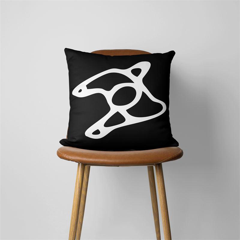 Mute Records Cushion Cover Comfortable Short Plush Pillow Cases Chair Car Sofa Pillow Cover Home Decorative  SJ861 45cmx45cm