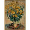 Monet Oil Painting Retro Kraft Paper Poster for Restaurant, Bar, Cafe Wall Decor