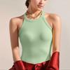 Women's Back Underwear With Chest Cushion Sleeveless Bottom Hanging Neck Tank Top