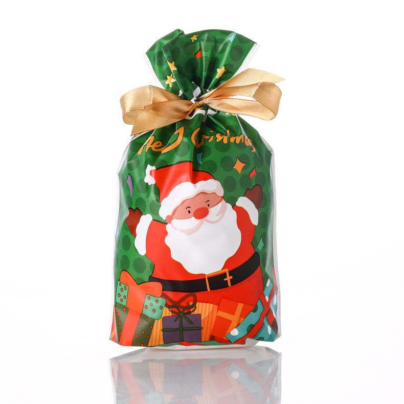Drawstring Christmas and New Year Gift Packaging Bags Candy Tea Toy Gift Bag Moisture-proof and Light Proof Storage Bags