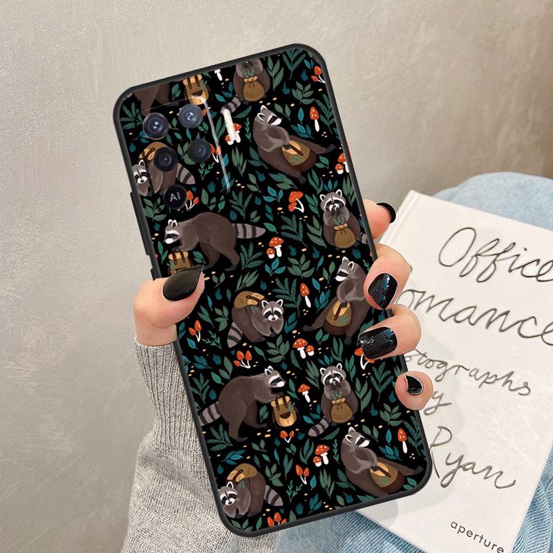 Funny little raccoon Case For Oppo A40 A60 A80 A78 A38 A18 A98 A58 A96 A76 A16 A94 A74 A54 A15 A17 A57 A77 A5 Pro