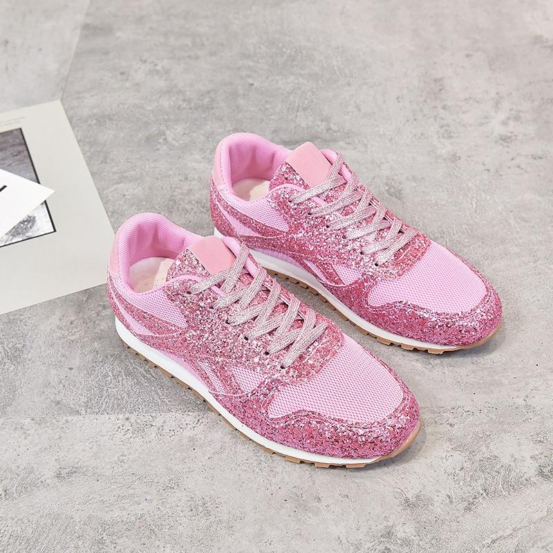 Large-size Lace-up Casual Sports Shoes, Versatile Basic Shoes for Women