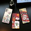 M-Mahjong Phone Case For Samsung Galaxy A73,A72,A71,A70,A53,A52,A51,Soft Silicone Black Cover