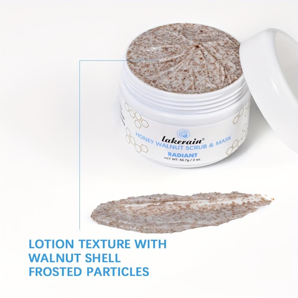 Honey Walnut Scrub Facial Exfoliating Hydrating and Moisturizing Scrub Mask.
