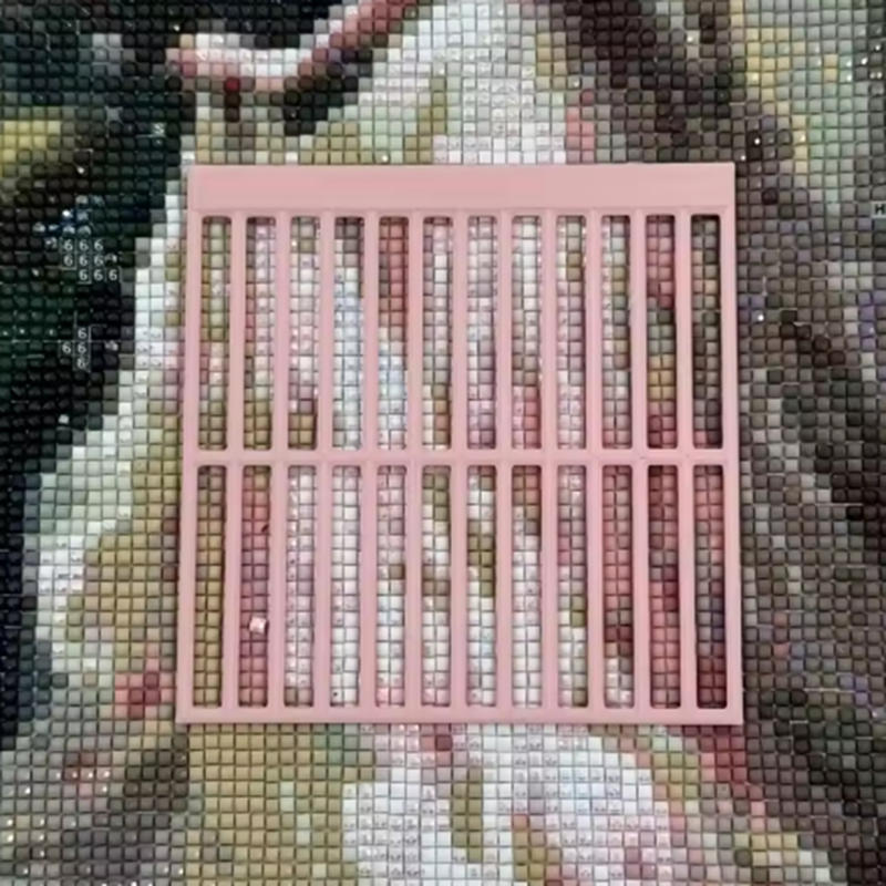 Diamond Painting Craft Ruler Grid Tool DIY Diamond Painting Accessories Point Drilling Positioning Ruler for Art Craft Making
