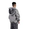 Tuta Giacca Apicoltura Marrone Staccabile Giacca Protettiva Apicoltura Camice Apicoltore con Cappello