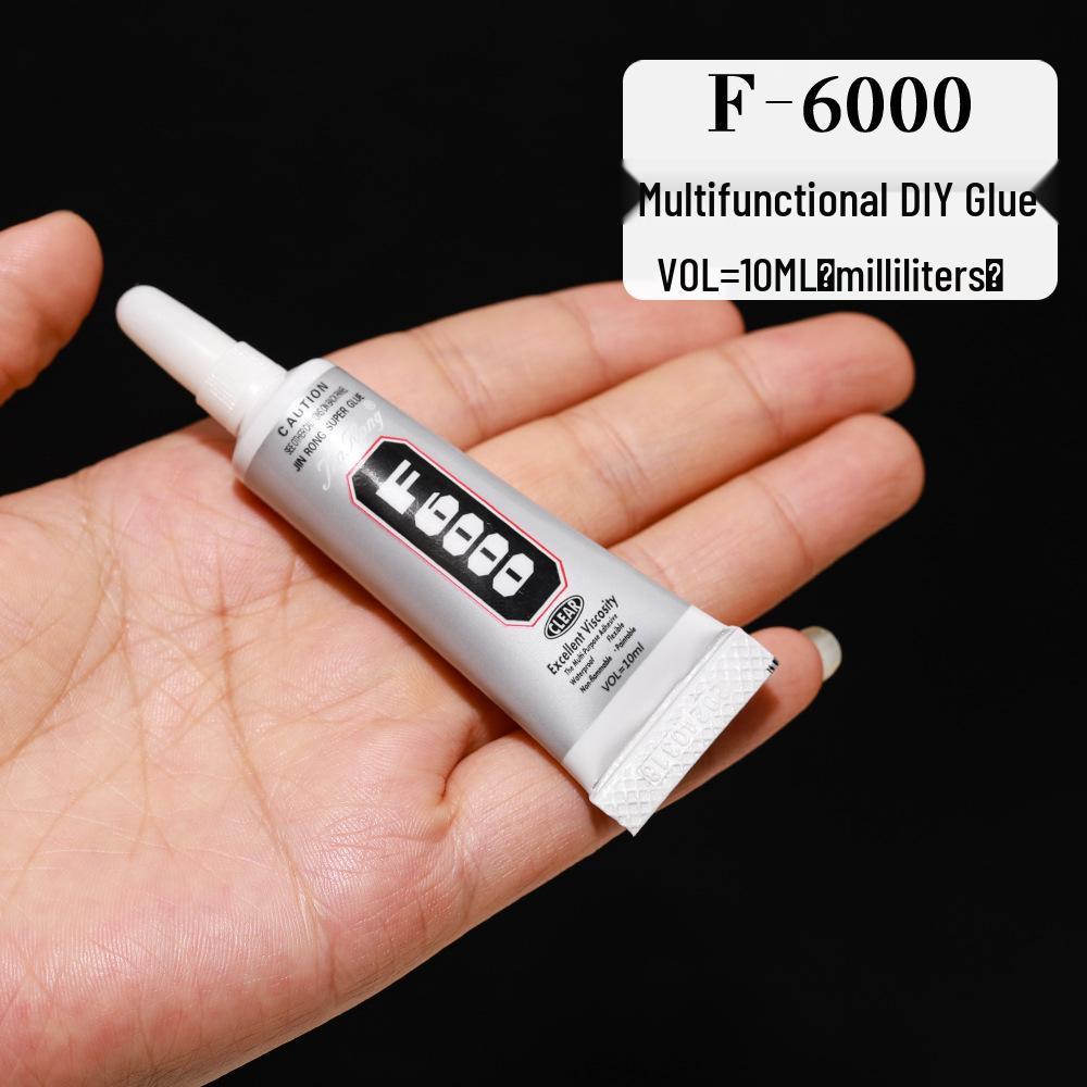Jinrong F6000 Rhinestone & Mother-of-Pearl Jewelry Glue, 120ml - Universal DIY Craft Adhesive