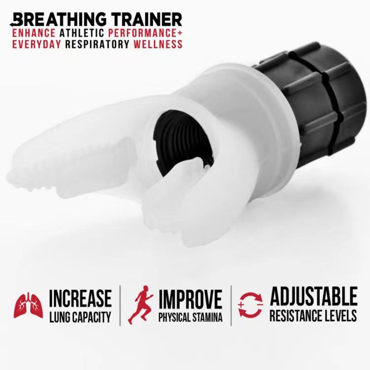 Lung Breathing Trainer Portable Respiratory Exerciser for Improved Pulmonary Function and Stamina Zhxlq01