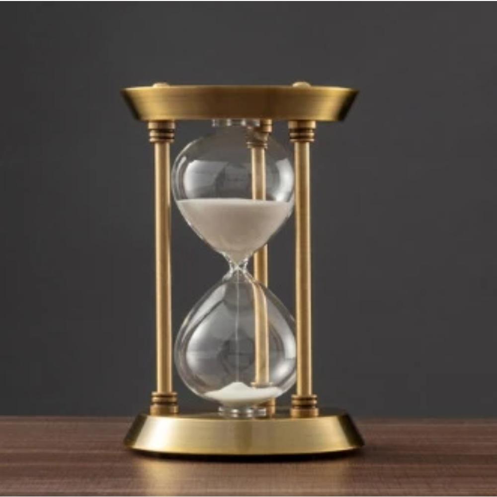

1-30 минут европейские ретро металлические песочные часы хронометрист гостиная офисный стол украшение орнамент будильник песочные часы подарки 30min 10x18cm бронзовый