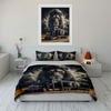 Bold Lion-Themed Truck Design Exquisite Three-Piece Bedding Set Gift For Kids And Adults