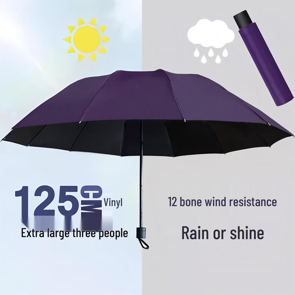 Dual-Use Anti-Storm UV-Proof Student Umbrella