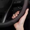 Leather Steering Wheel Cover for 2024 Chery Jetour X95 Ultra-Thin Non-Slip All-Season Car Handle Cover
