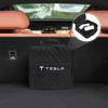 Car Charging Gun Leather Bag Storage Box Auto Accessories For Tesla Model 3 Model S Model X Model Y Cybertruck Roadster SpaceX