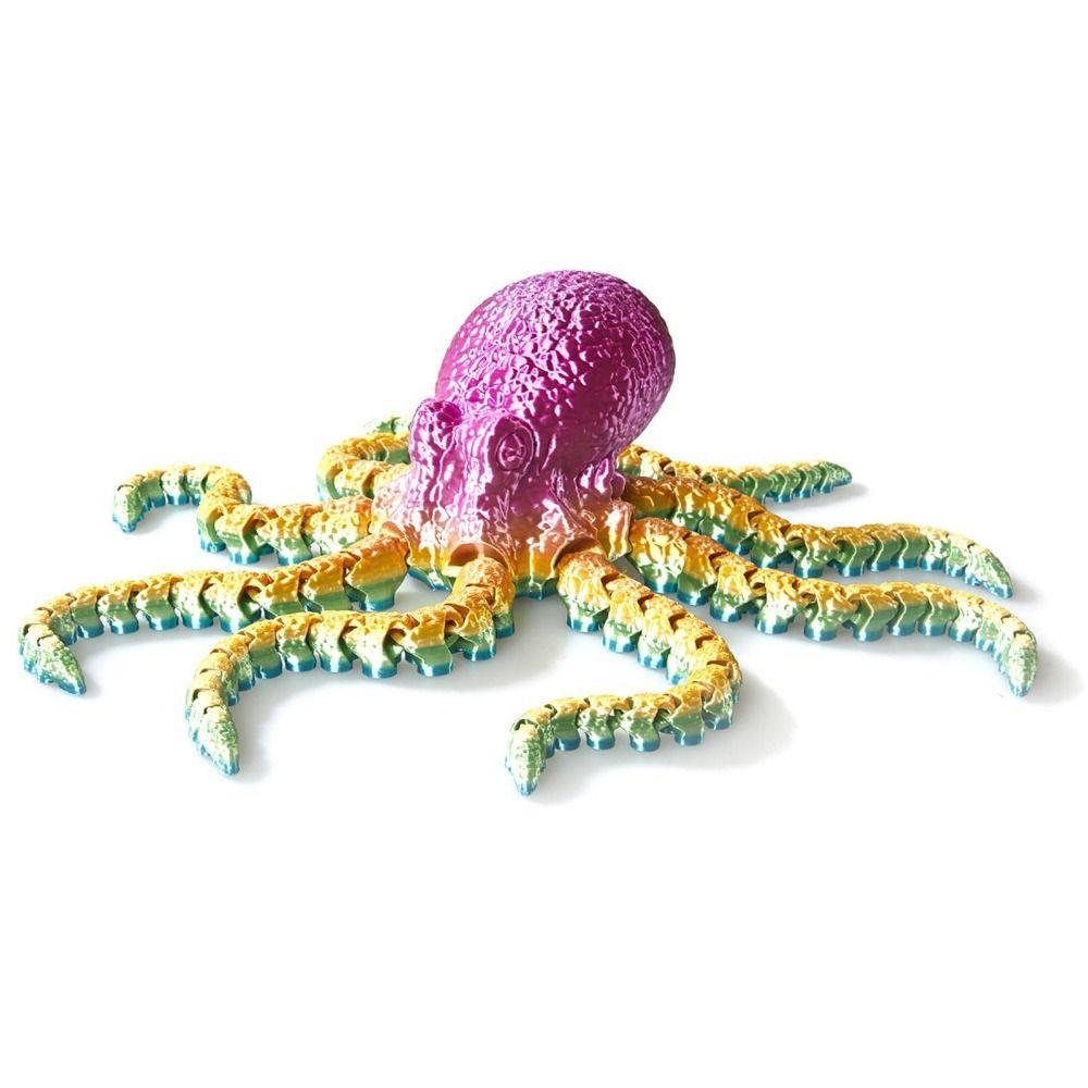 Durable Octopus Ornament 3D Printed Octopus Model 19/27cm 3D Octopus Ornament  Hotography Props