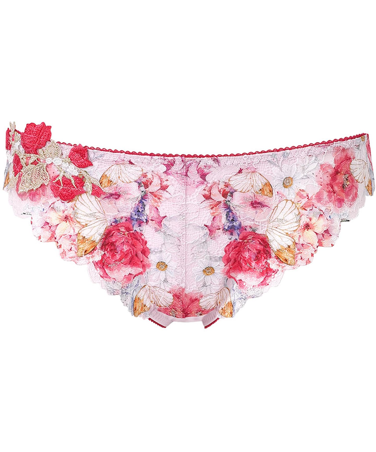 

Wacoal Panties Bra with Sleek Pair with Wide Back PI M T-back [Ribbon Sides] BXB483, Cover, Thong, PXB483,