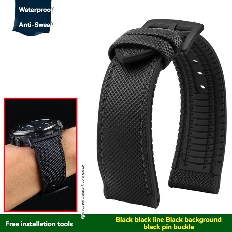 

Нейлоновый Резиновый Нижний Ремешок Для Часов Для Casio PROTREK PRG-600YB PRG-650 PRW-6600 - 24мм Холщовый Силиконовый Спортивный Ремешок 23mm Width