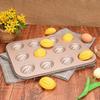 Cake Mold Carbon Steel 6 9 12 Cavities Nonstick Baking Pan Bread Tray for Professional Home Kitchen Use