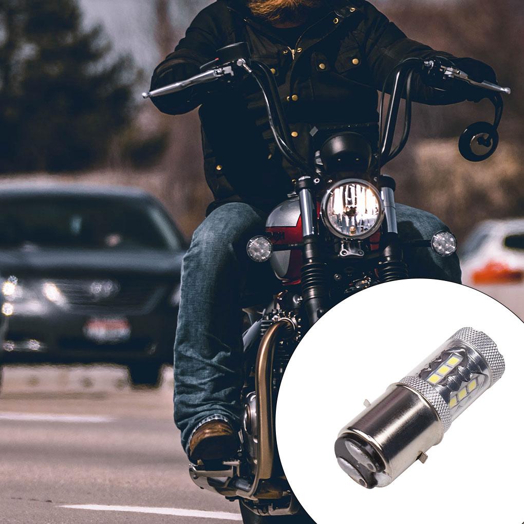 Aluminium Motorbike Light Detachable 800lm 80W 12-24V Modified Upgrading Sealed Heats-resistant Lamp Part Accessories