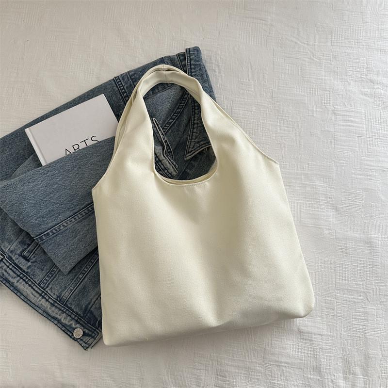 Stylish Trendy Large Capacity Korean Fashion Tote Bag For Women Casual Canvas