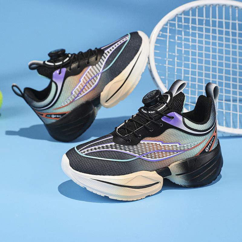 Delhui children's running shoes and boys' mesh breathable sports shoes 2025 autumn new non-slip shock-absorbing casual shoes batch