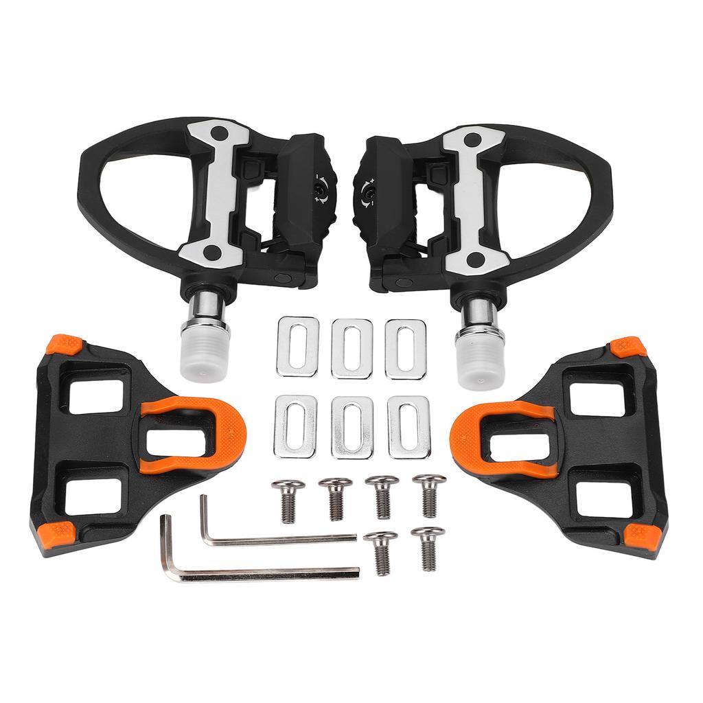 Bike Pedals Clipless Lightweight 14MM Standard Threaded Hole Road Bike Self Locking Pedals with