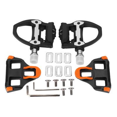 Fahrrad Pedale Klick Leichte 14MM Standard Gewinde Loch Rennrad Selbst Locking Pedale mit