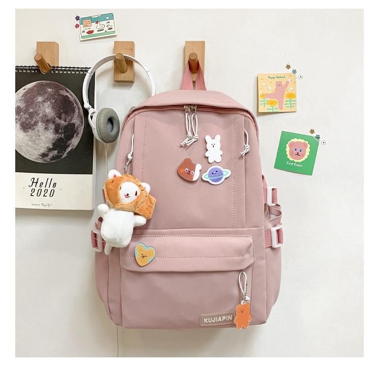 Schoolbag1011 school season new schoolbag Korean version Harajuku high school student bag junior high school student backpack women do not contain