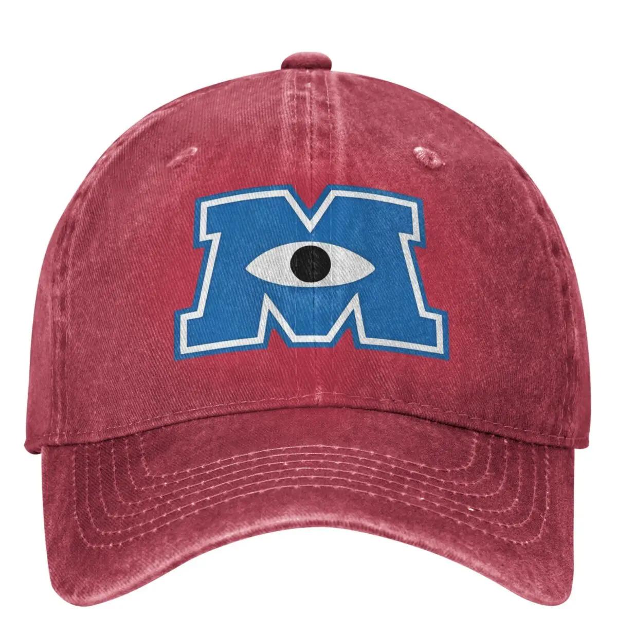 Monsters Inc. Mike And Sully Baseball Cap University Sullivan Boo Outdoor Sports Hip Hop Dad Hats Unisex Casual Baseball Caps One Size