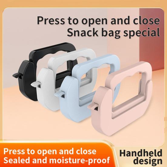 Plastic Food Bag Clips Colorful Airtight Sealing Clips for Snacks Bread Chips Kitchen Moisture Prevention Clips