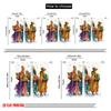 2pcs,2D plane printing Creative Curtains Three Wise Men with Gifts Versatile Fabric (without rod) Decorations Outdoor for