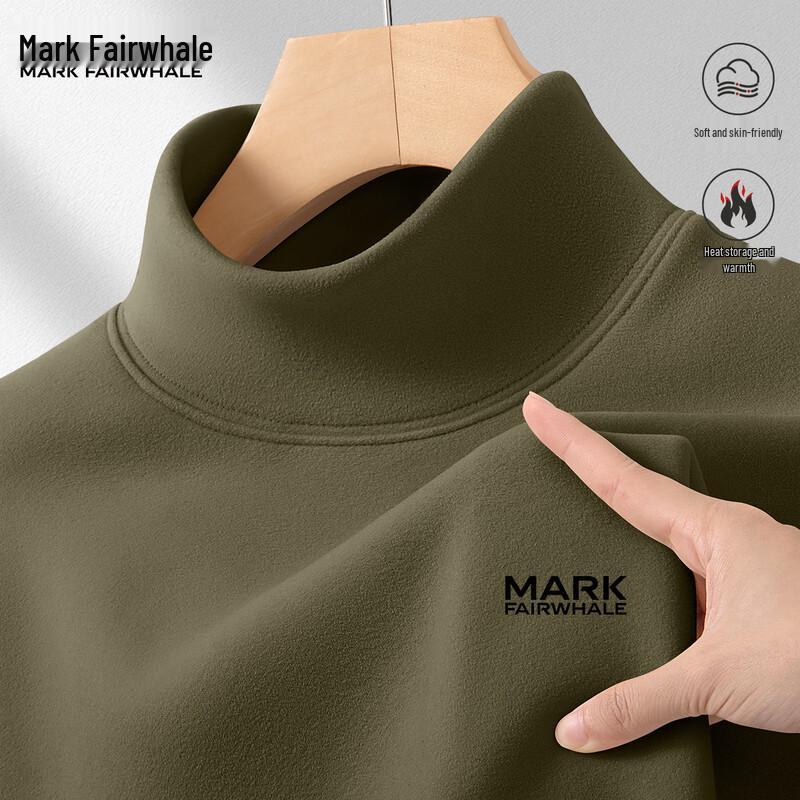 Mark Fairwhale Men s Thermal Mock Neck Base Layer Top M