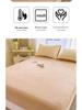 Autumn Winter Flannel Fitted Sheet: Non-slip Coral Fleece Bedspread & Mattress Cover