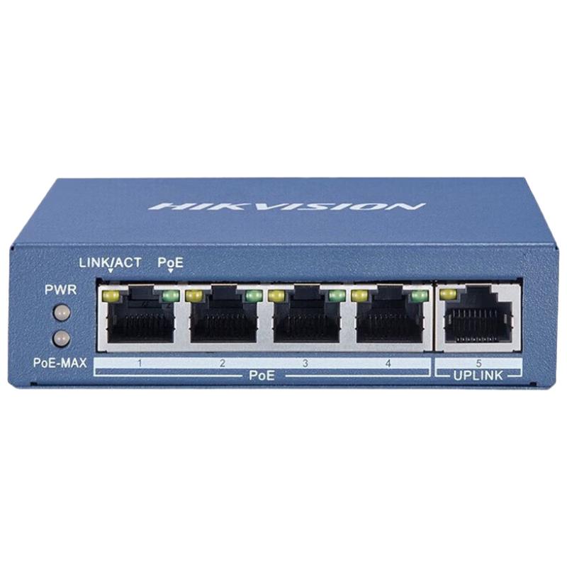 

Hikvision DS-3E0505SP-E 5-Port Full Gigabit PoE Unmanaged Switch
