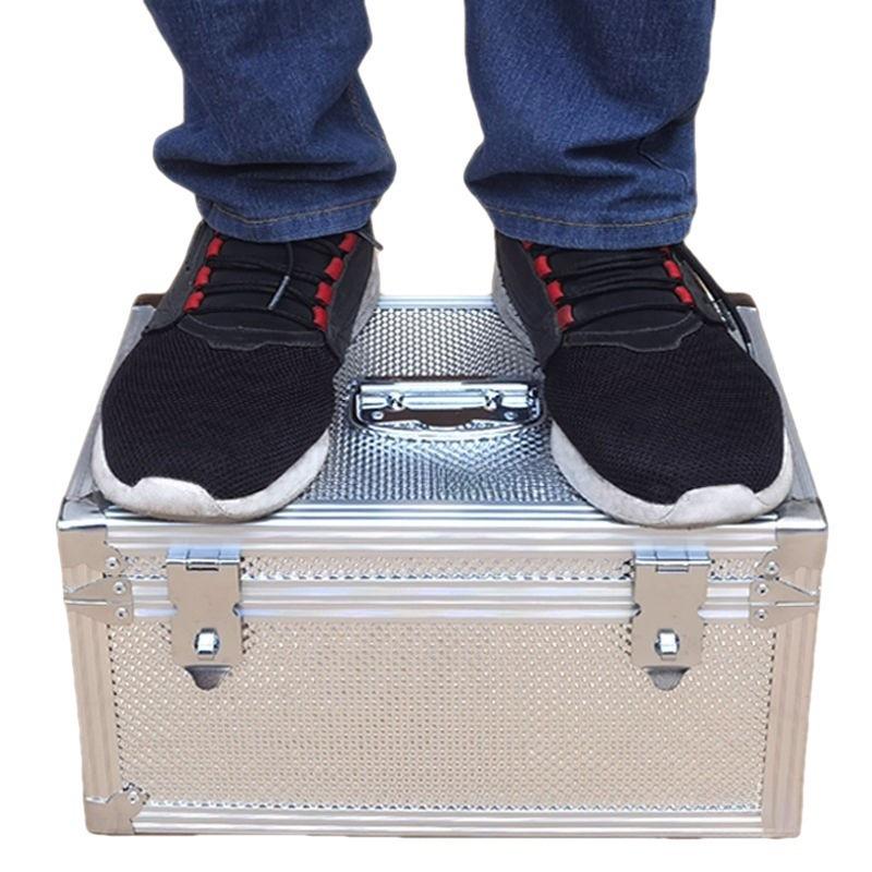 Große verschließbare Aufbewahrungsbox aus Aluminiumlegierung für Geld und Dokumente