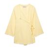 Spring European & American Style Kimono Cross Jacket with Casual Pants