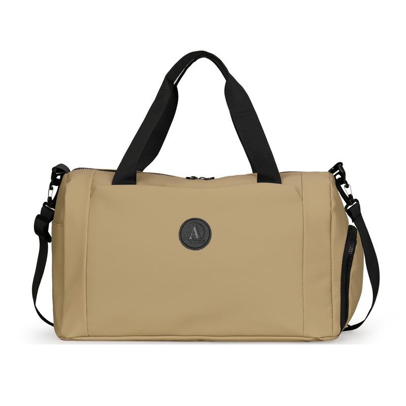 Large capacity travel bag can be set with tie rod independent shoe space multi-functional luggage training fitness yoga boarding bag