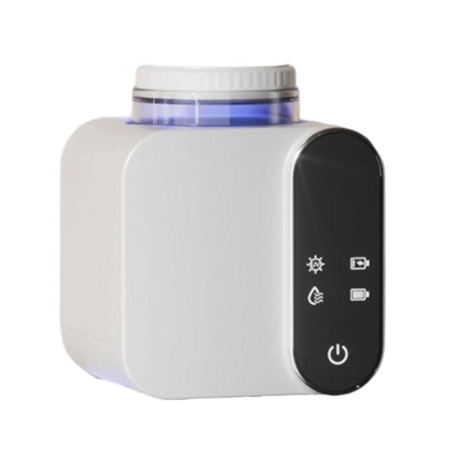 

Настенный держатель для зубных щеток с солнечной зарядкой, с двумя слотами для щеток и интеллектуальной системой сушки белый