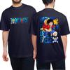 2025 ONE PIECE Animation Cut Fun Printing Summer Men and Women Pure Cotton T-shirt Street Casual Comfortable Trend T-shirt